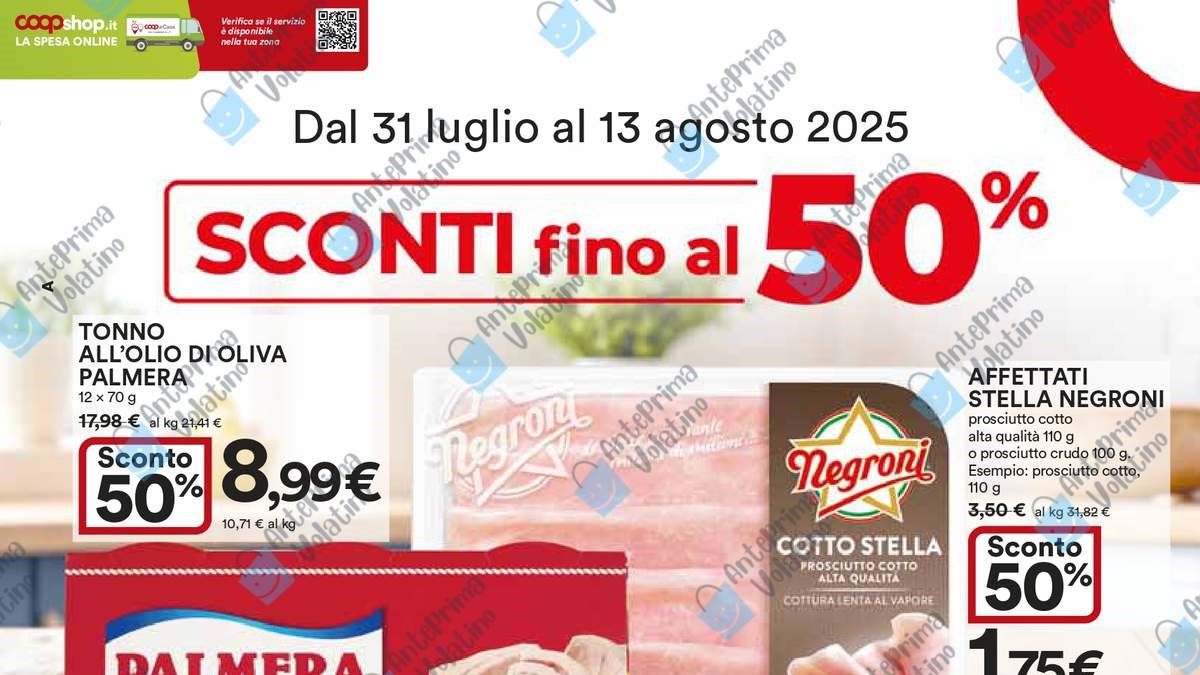 Volantino Ipercoop dal 31 luglio 2025