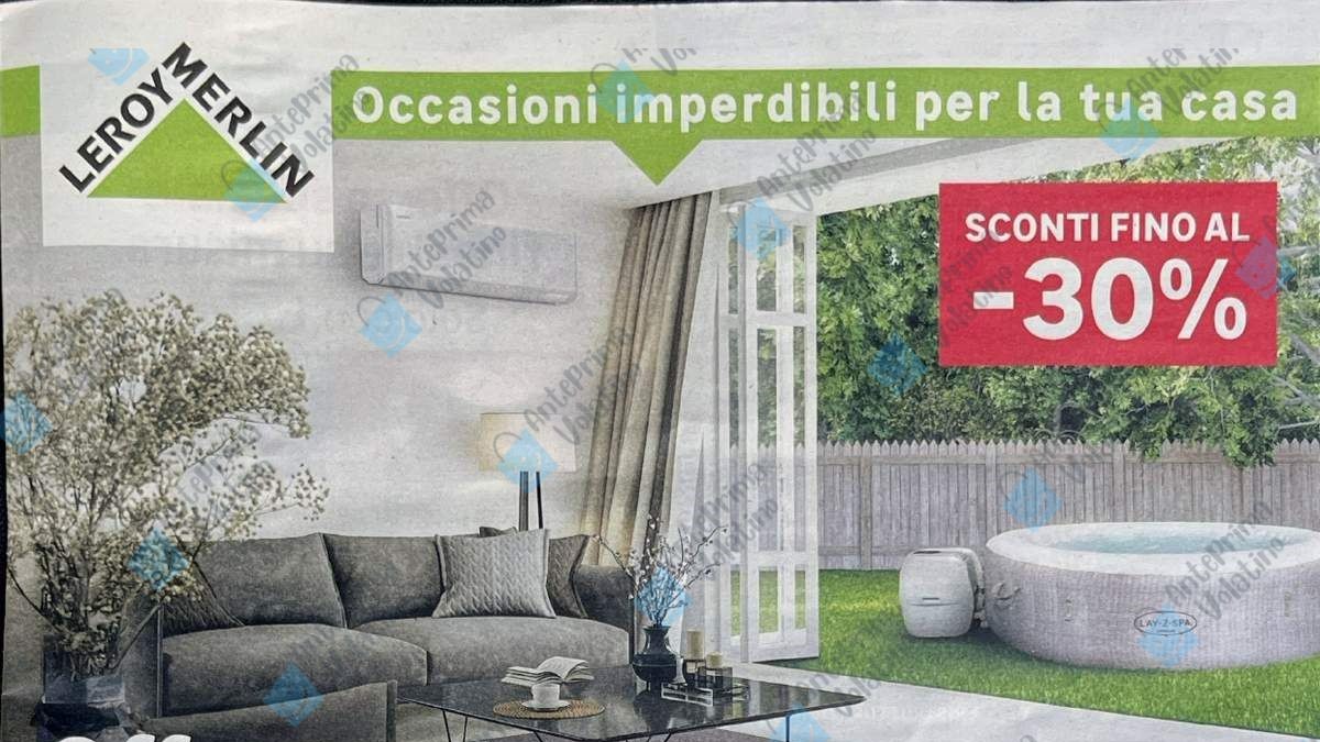 Volantino Leroy Merlin dal 2 luglio 2025