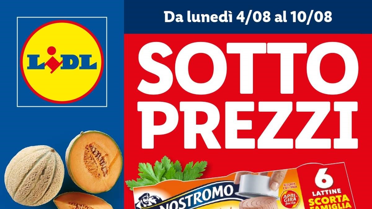 Volantino Lidl dal 4 agosto 2025 versione digitale della prossima settimana