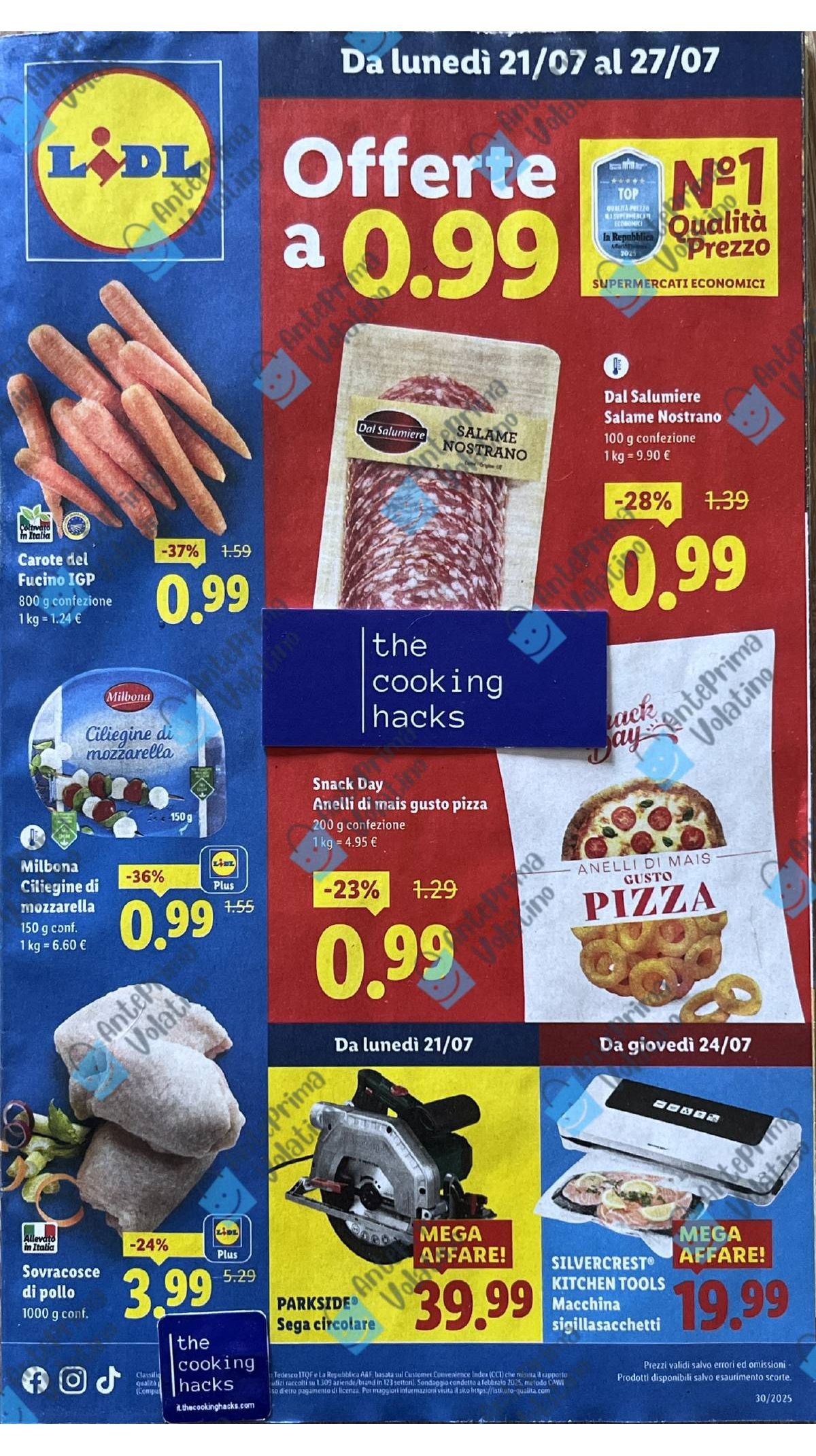 Volantino Lidl dal 21 luglio 2025