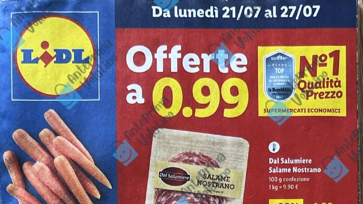 Volantino Lidl dal 21 luglio 2025