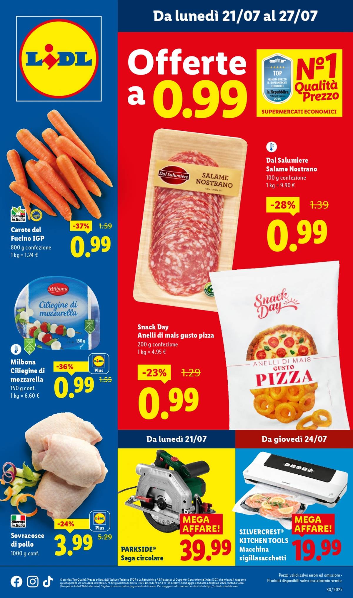 Volantino Lidl dal 21 luglio 2025: versione digitale della prossima settimana