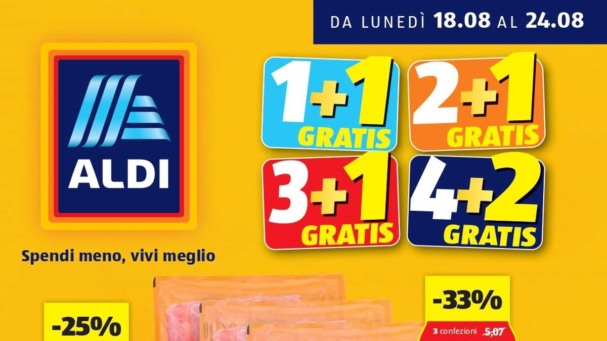 Volantino ALDI dal 18 agosto 2025