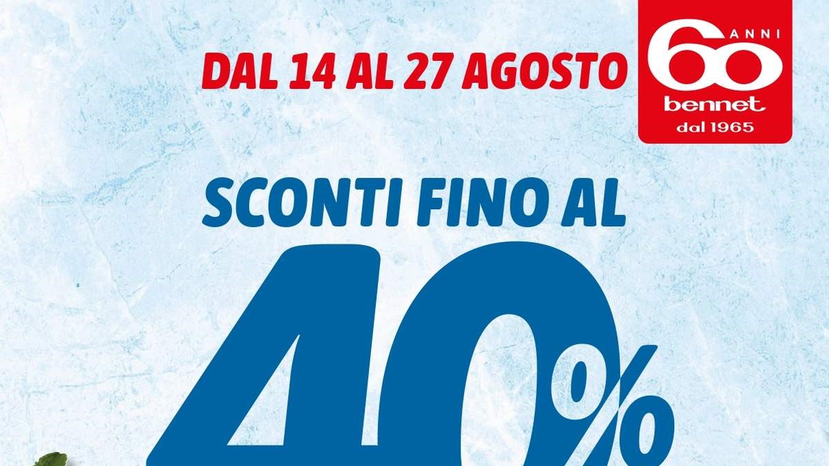 Volantino Bennet dal 14 agosto 2025