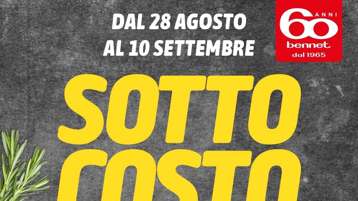 Volantino Bennet dal 28 agosto 2025
