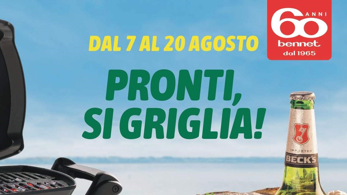 Anteprima Volantino Bennet dal 7 agosto 2025
