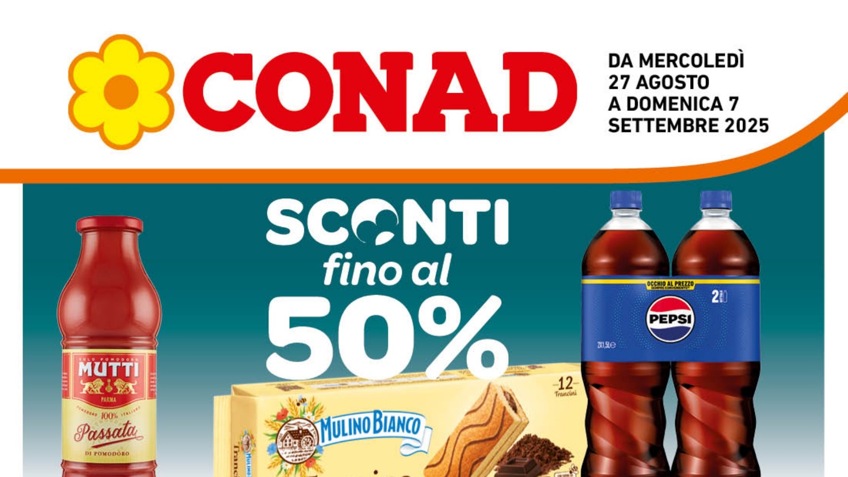 Volantino Conad Campania dal 27 agosto 2025