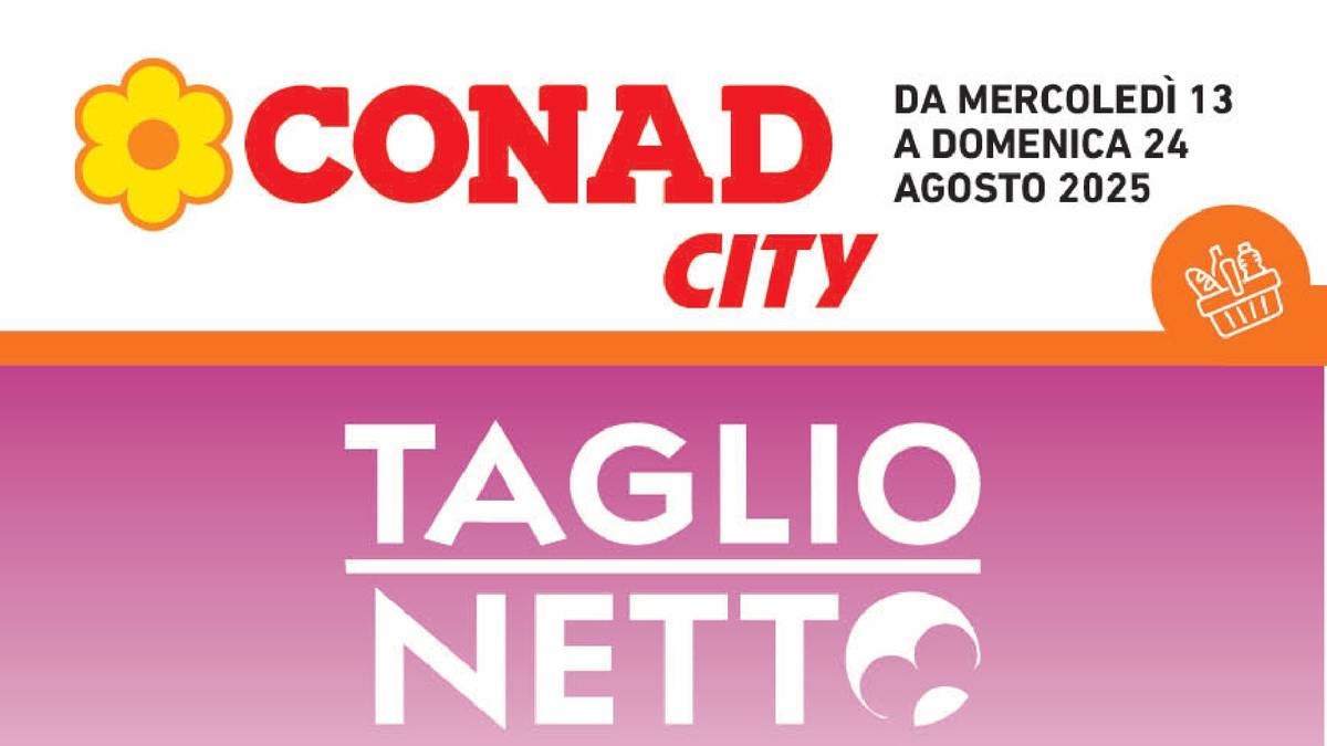 Volantino Conad City Lazio dal 13 agosto 2025