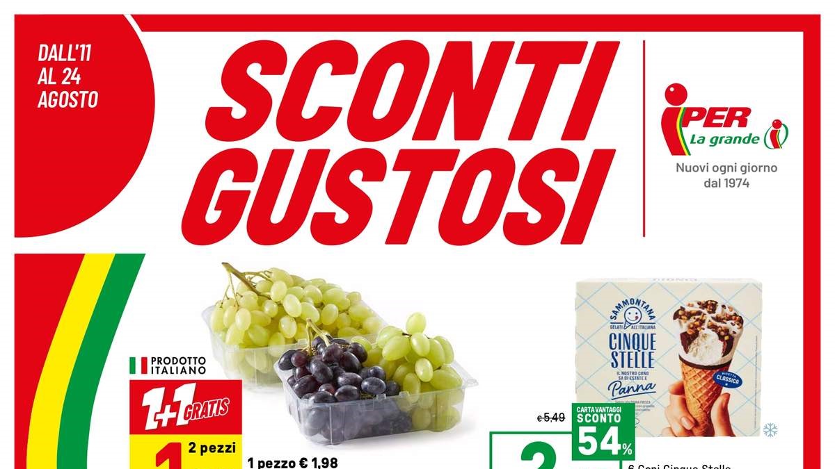 Volantino Iper dal 11 agosto 2025