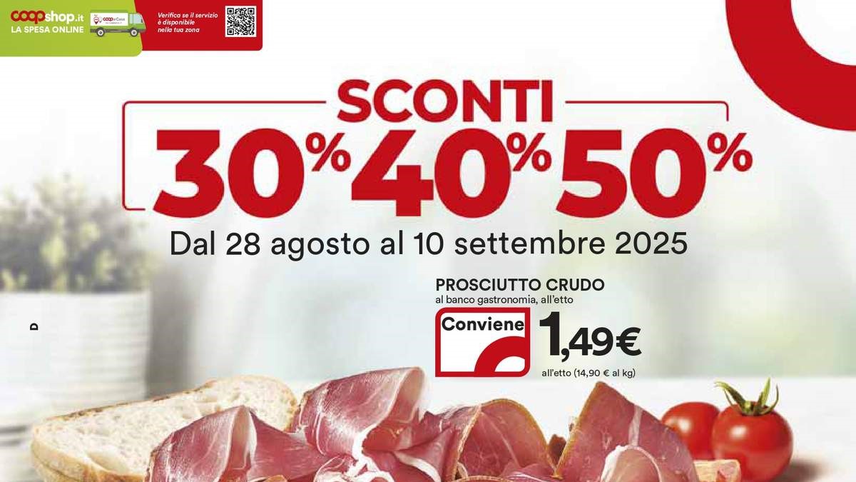 Volantino Ipercoop dal 28 agosto 2025