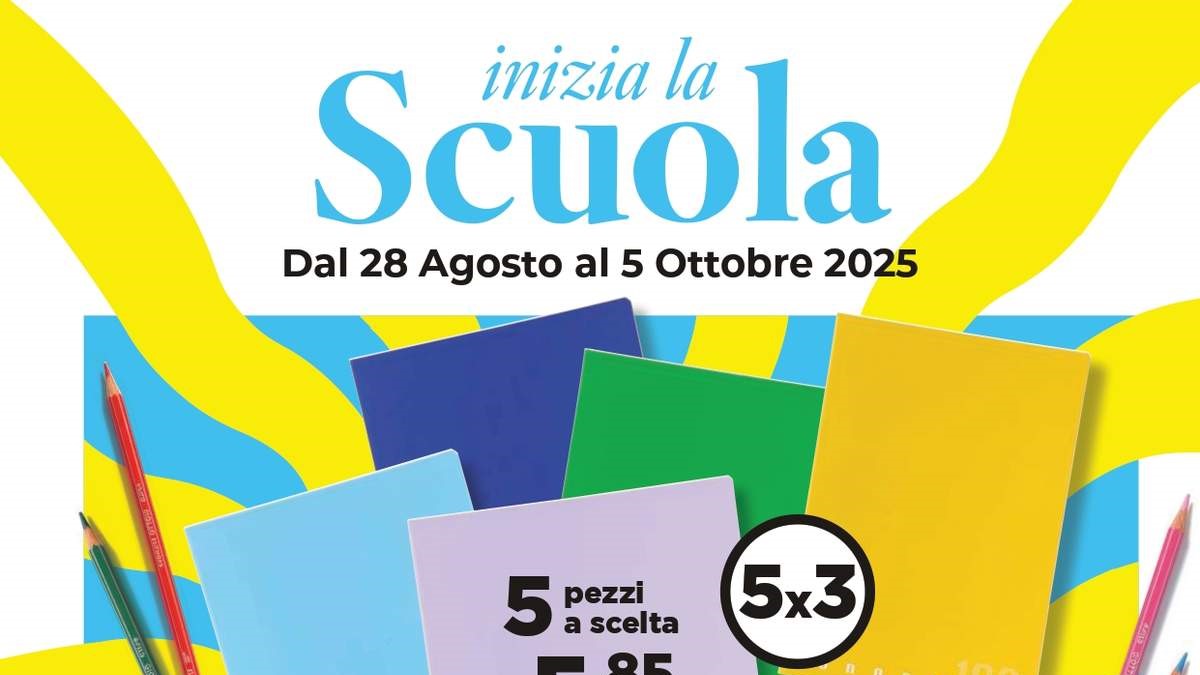 Volantino Ipercoop Scuola dal 28 agosto 2025