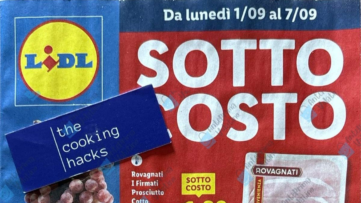 Anteprima Volantino Lidl dal 1 settembre 2025