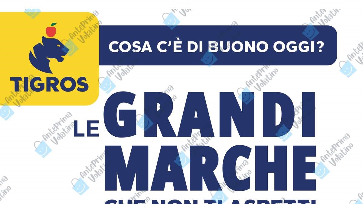 Anteprima Volantino Tigros dal 2 settembre 2025