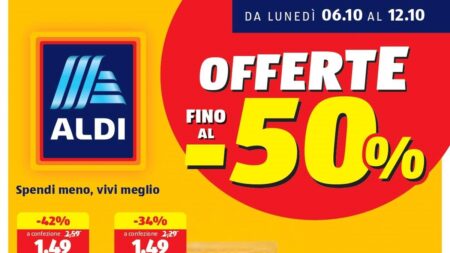 Volantino Aldi dal 6 ottobre 2025