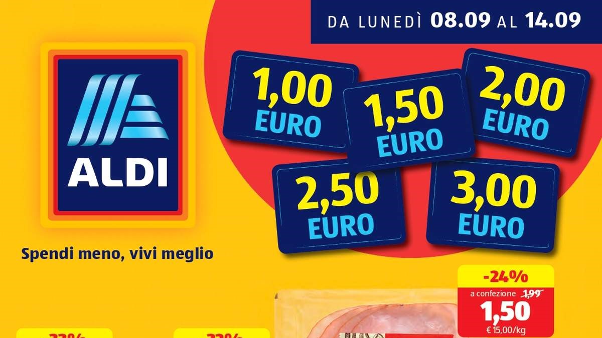Volantino Aldi dal 8 settembre 2025