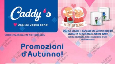 Volantino Caddy’s dal 2 ottobre 2025