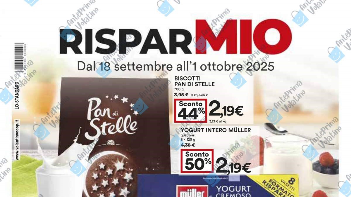Anteprima Volantino Coop dal 18 settembre 2025