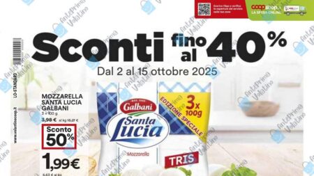Volantino Coop dal 2 ottobre 2025