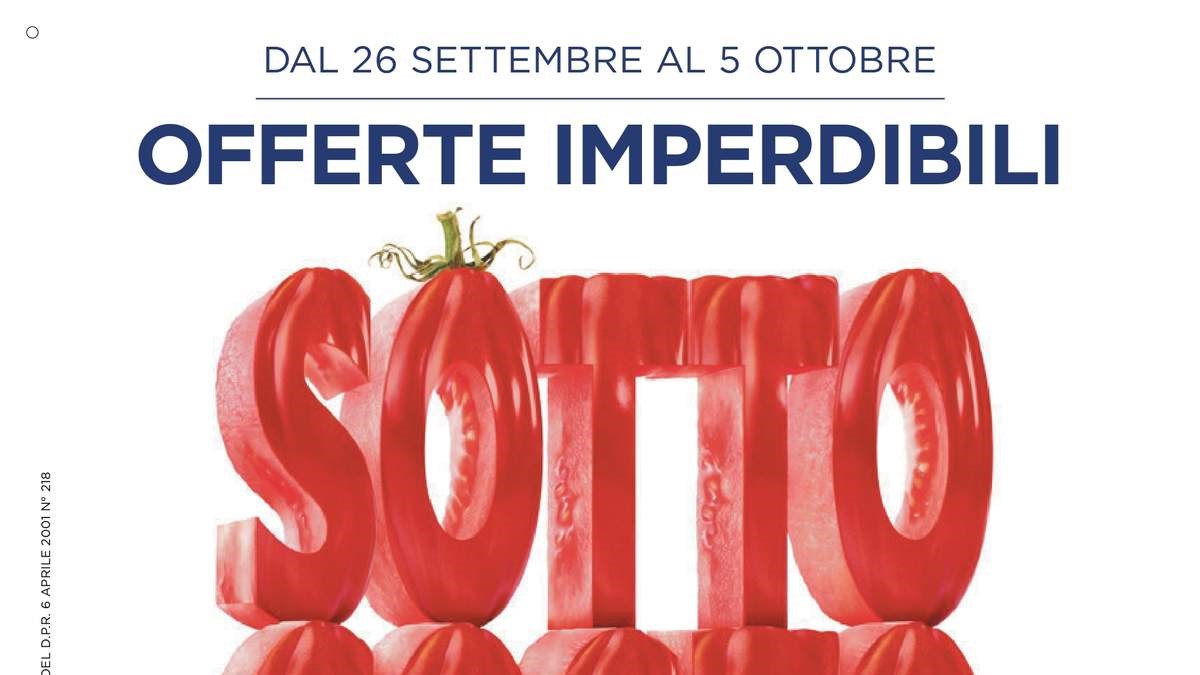 Volantino Esselunga dal 26 settembre 2025 versione digitale
