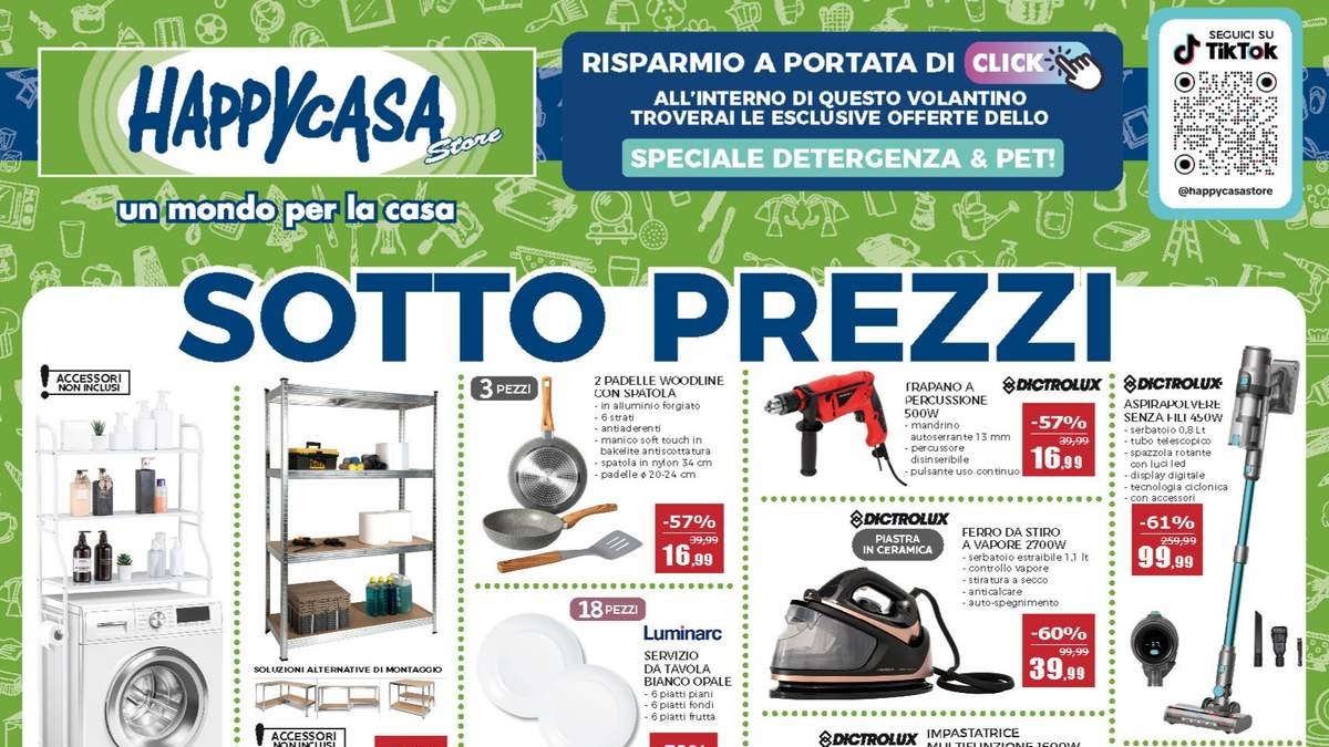 Volantino Happy Casa dal 17 settembre 2025