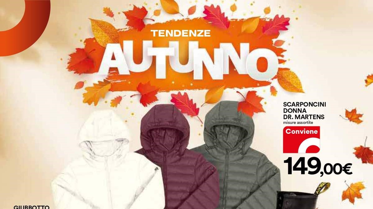 Anteprima Volantino Ipercoop "Tendenze Autunno" dal 18 settembre 2025
