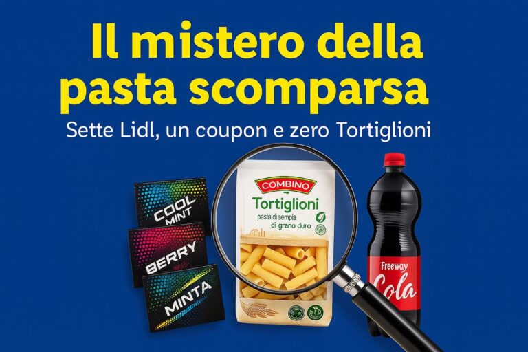 Sette Lidl e nessun Tortiglione: il mistero della pasta scomparsa