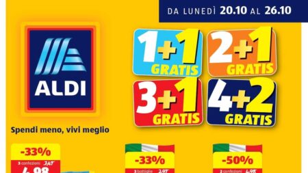 Volantino Aldi dal 20 ottobre 2025