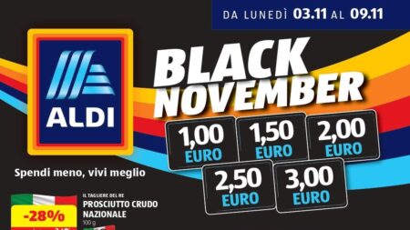 Volantino ALDI dal 3 novembre 2025