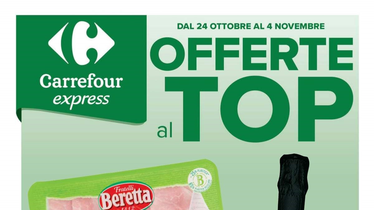 Volantino Carrefour Express dal 24 ottobre 2025