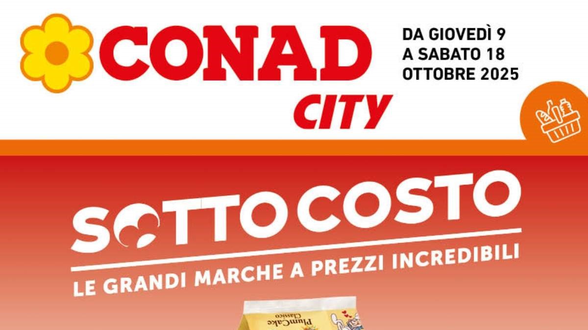 Volantino Conad City Lazio dal 9 ottobre 2025