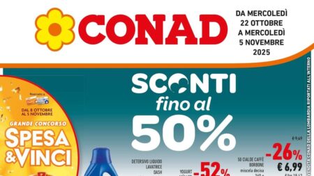 Volantino Conad dal 22 ottobre 2025