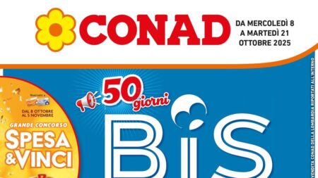 Volantino Conad dal 8 ottobre 2025