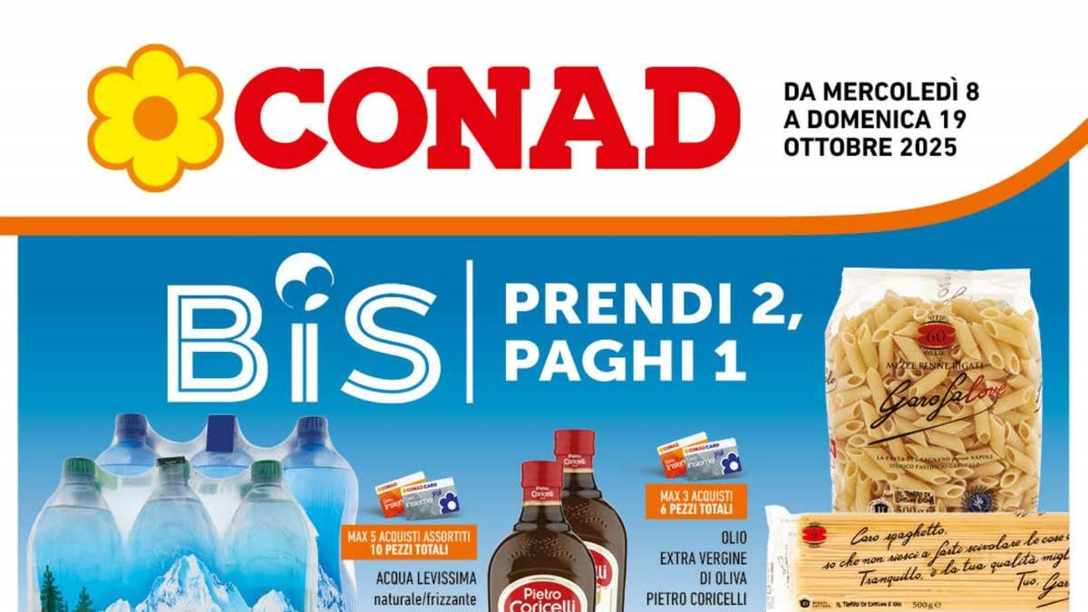 Volantino Conad Lazio dal 8 ottobre 2025