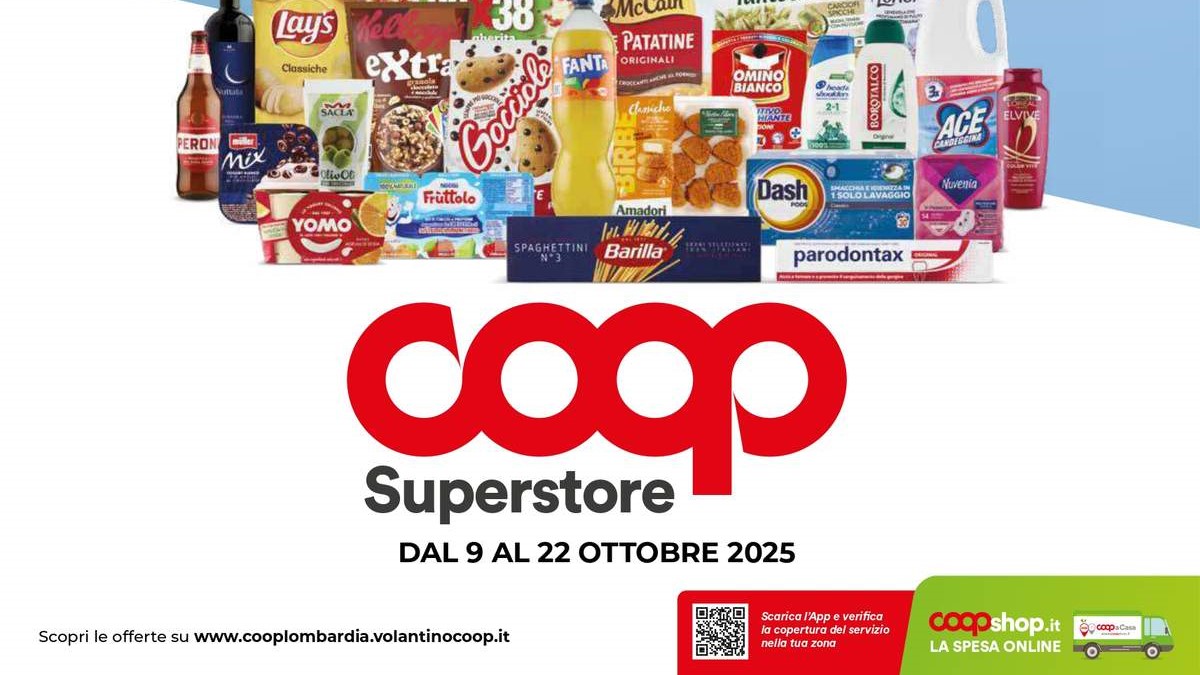Volantino Coop dal 9 ottobre 2025