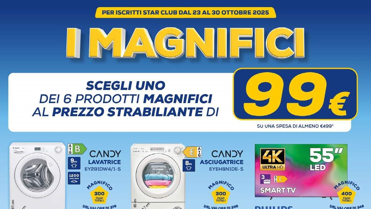 Volantino Euronics dal 23 ottobre 2025