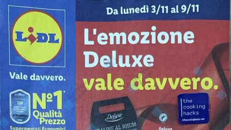 Volantino Lidl dal 3 novembre 2025