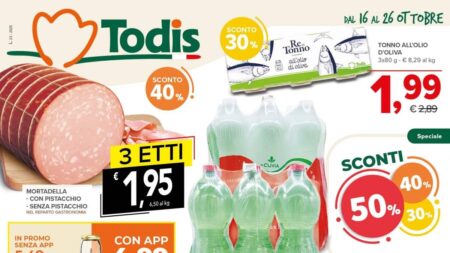 Volantino Todis dal 16 ottobre 2025