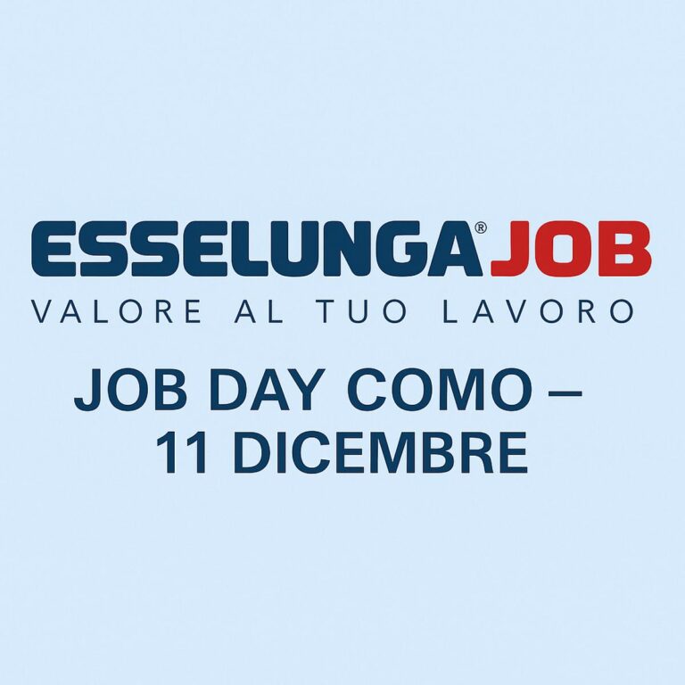 Esselunga Job Day Como aperte le candidature per 30 posti disponibili