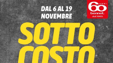Volantino Bennet Sottocosto Freschi dal 6 novembre 2025