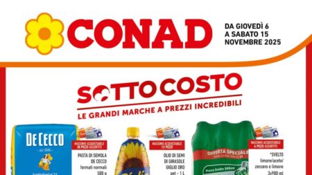 Volantino Conad Campania dal 6 novembre 2025