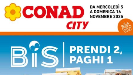 Volantino Conad City Lazio dal 5 novembre 2025