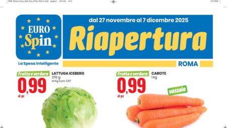 Volantino Eurospin Riapertura Roma dal 27 novembre 2025