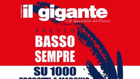 Volantino Il Gigante “Prezzo Basso Sempre” fino al 23 novembre 2025