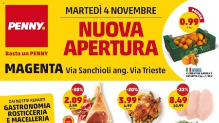 Volantino Penny Nuova Apertura Magenta dal 4 novembre 2025