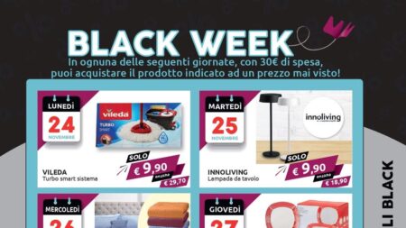 Volantino PiùMe Black Friday dal 23 al 30 novembre 2025