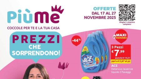 Volantino PiùMe dal 17 al 27 novembre 2025