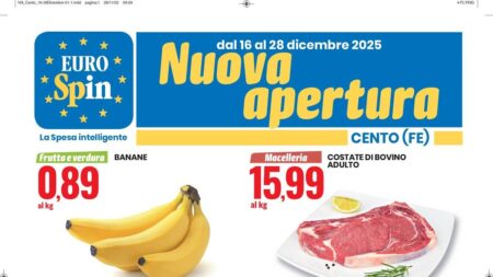 Volantino Eurospin Nuova Apertura a Cento dal 16 dicembre 2025