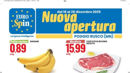 Volantino Eurospin Nuova Apertura Poggio Rusco dal 18 dicembre 2025