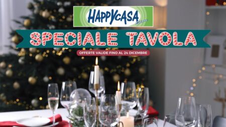 Volantino Happy Casa Speciale Tavola fino al 24 dicembre 2025