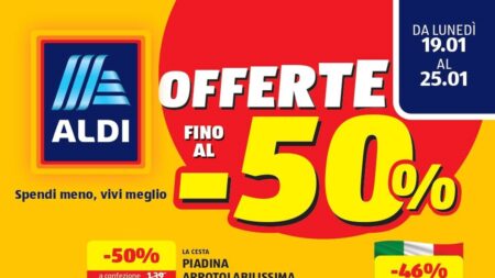 Volantino Aldi dal 19 gennaio 2026